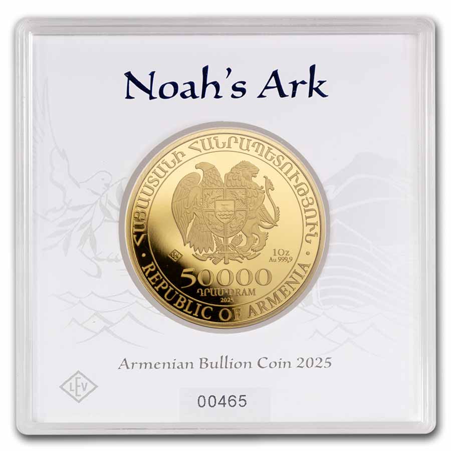 2025 Armenia 1 oz Gold 50,000 Dram Noah's Ark BU | eBay